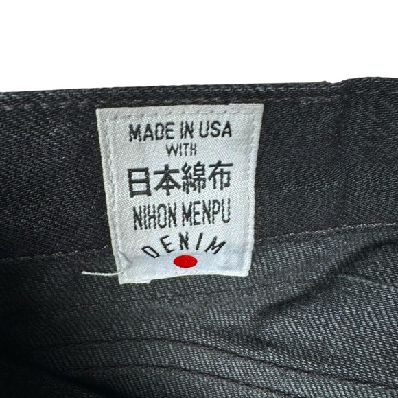 Rogue Territory RGT Skinny Waist 31 Black Japan Selvedge Denim NIHON MENPU - Picture 7 of 12